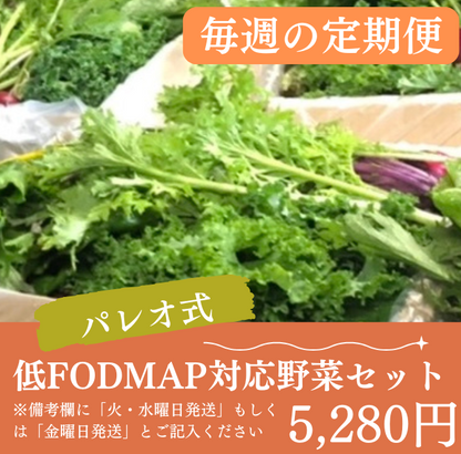 パレオ式！低FODMAP対応野菜セット【毎週火～水曜日発送】
