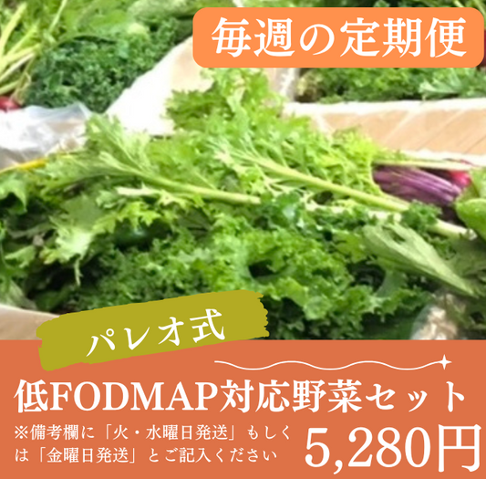 パレオ式！低FODMAP対応野菜セット【毎週火～水曜日発送】