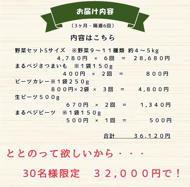 【30名限定】食べるボディケア 90日コース