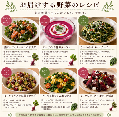 定期便　火~水曜日発送【たま野菜セット　SSサイズ】送料無料(クール便)